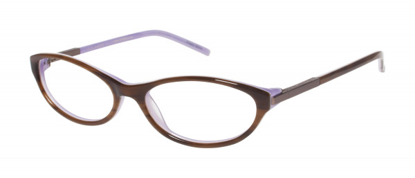 Ted Baker B707 Eyeglasses, Havana/Purple (HAV)