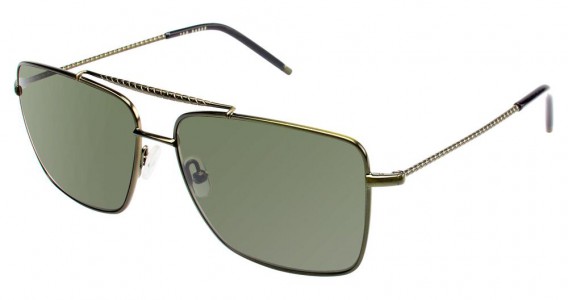 Ted Baker B600 Sunglasses, Olive Green (OLI)