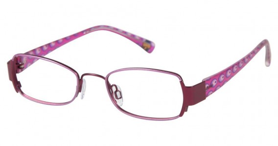 O!O OT05 Eyeglasses, Pink w/ Magenta (51)