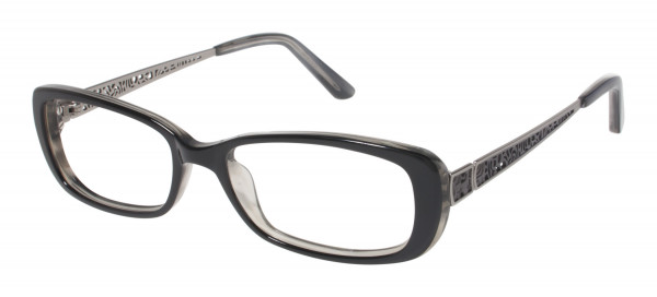 Tura R106 Eyeglasses, Black/Gun (BLK)