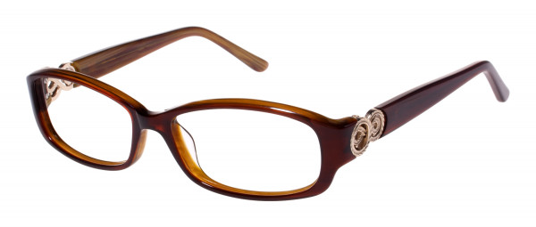 Tura R508 Eyeglasses, Burgundy/Gold (BUR)
