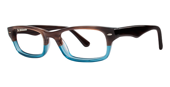 Fashiontabulous 10x232 Eyeglasses, Brown/Blue