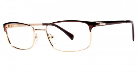 U Rock U763 Eyeglasses, Matte Brown/Gold