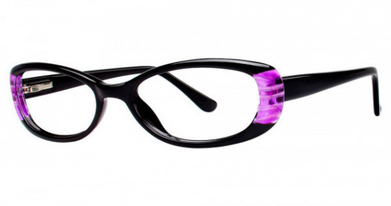 Modern Optical GRACIOUS Eyeglasses, Black/Violet