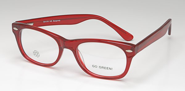 Go Green GG50 Eyeglasses, Burgundy