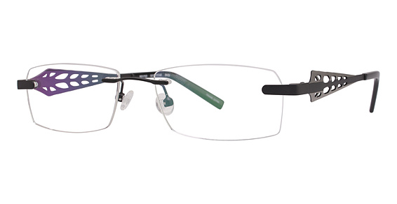 Revolution REV703 Eyeglasses, BKSI BLACK/SILVER (GREY)