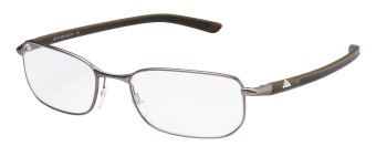 adidas A697 Compose Full Rim Metall Eyeglasses, 6056 creme matte