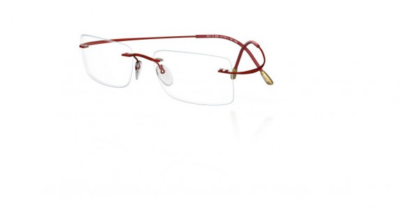 Silhouette TMA The Must Collection 7624 Eyeglasses, 6066 red