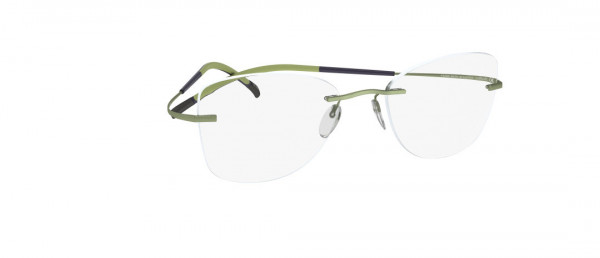 Silhouette TMA Icon 4340 Eyeglasses, 6053 Plum-Green Neonlights