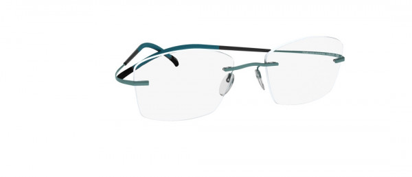 Silhouette TMA Icon 4341 Eyeglasses, 6075 Vivid Teal