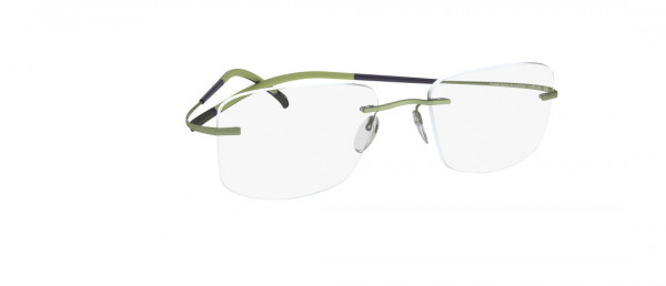 Silhouette TMA Icon 5299 Eyeglasses, 6053 Plum-Green Neonlights