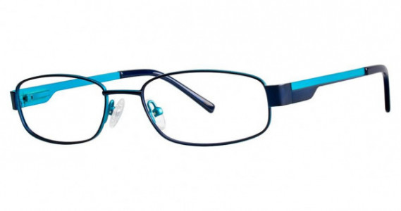 Fashiontabulous 10x228 Eyeglasses, navy/turquoise