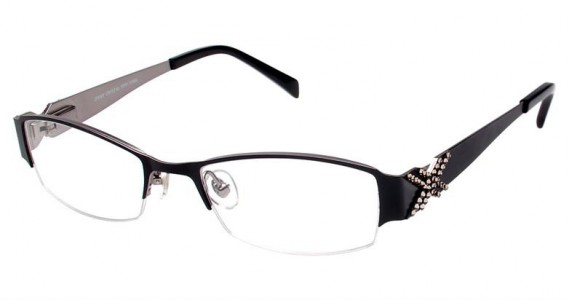Jimmy Crystal Rome Eyeglasses, Black