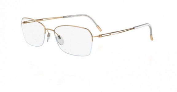 Silhouette TNG Titan Next Generation Nylor 4337 Eyeglasses, 6051 Gold White Flair