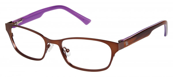 Jessica Simpson J1000 Eyeglasses, BRN BROWN/VIOLET