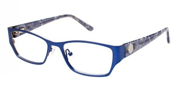 Vince Camuto VO035 Eyeglasses, BL Periwinkle/Grey Stone