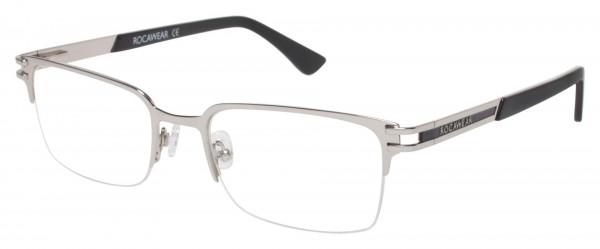 Rocawear RO374 Eyeglasses, SLV SILVER/BLACK