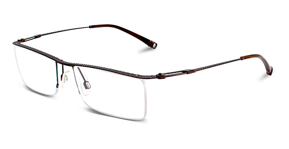 Tumi T105 Eyeglasses, BRO Matte Brown