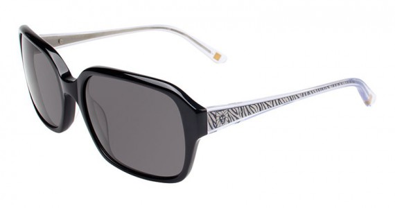 Anne Klein AK7002 Sunglasses, 001 Black
