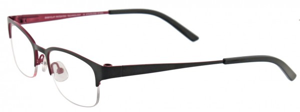 EasyClip EC270 Eyeglasses, SATIN BLACK