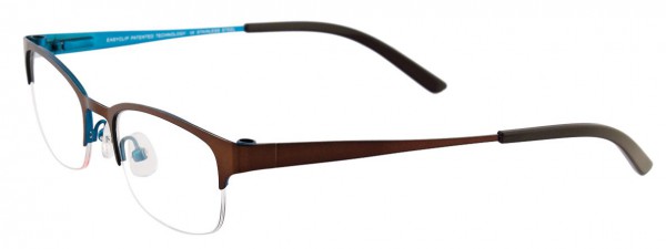 EasyClip EC270 Eyeglasses, SATIN DARK BROWN