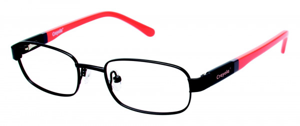 Crayola Eyewear CR140 Eyeglasses, BLK BLACK/GREY/ORANGE