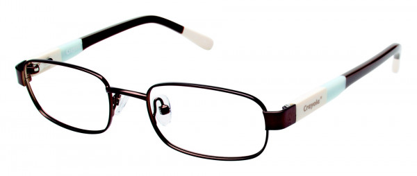 Crayola Eyewear CR140 Eyeglasses, BRN BROWN/CREAM/SKY BLUE