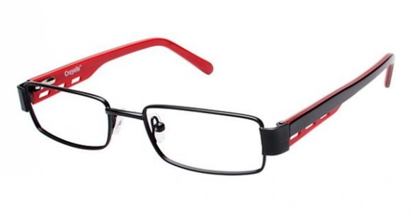 Crayola Eyewear CR148 Eyeglasses, BLK Black/Red