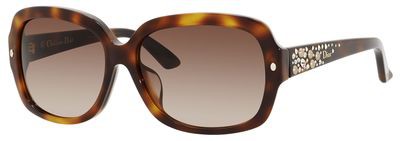 Christian Dior Dior Brillance/F/S Sunglasses, 005L(V6) Havana