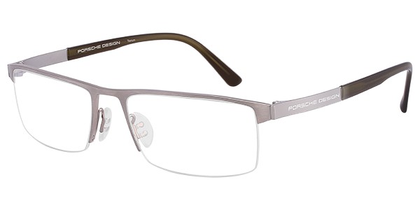 Porsche Design P 8239 Eyeglasses, Titanium, Transparent Olive (D)