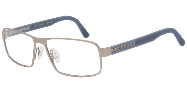 Porsche Design P 8231 Eyeglasses, Matte Silver, Matte Blue (D)