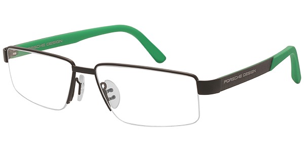 Porsche Design P 8224 Eyeglasses, Black, Green (E)