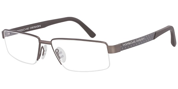 Porsche Design P 8224 Eyeglasses, Matte Olive, Dark Brown (D)