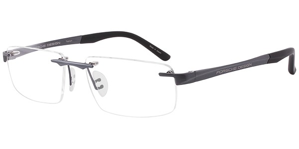 Porsche Design P 8214 S2 Eyeglasses, Antique Blue Gray, Matte Black (E)