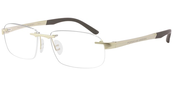 Porsche Design P 8214 S1 Eyeglasses, Matte Light Gold, Matte Gray (A)