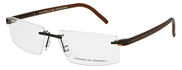Porsche Design P 8153 S2 Eyeglasses, Brown Matte, Black Matte (A)