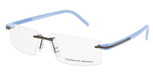 Porsche Design P 8153 S2 Eyeglasses, Gun, Blue (E)