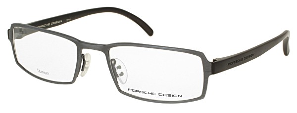 Porsche Design P 8145 Eyeglasses, Gray Blue Matte, Black Matte (B)