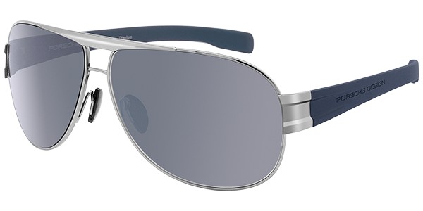 Porsche Design P 8544 Sunglasses, Gun, Matte Blue (D)