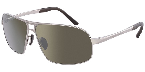 Porsche Design P 8542 Sunglasses, Titanium, Matte Olive (D)