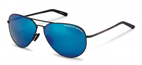 Porsche Design P8508 Sunglasses, P black (dark blue mirrored)