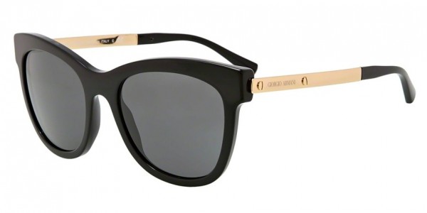 Giorgio Armani AR8011 Sunglasses, 501787 BLACK (BLACK)