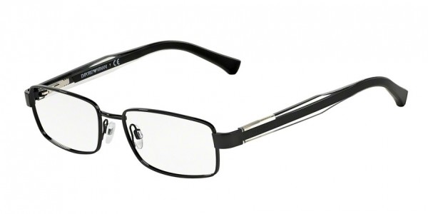 Emporio Armani EA1002 Eyeglasses, 3014 BLACK (BLACK)