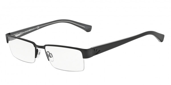 Emporio Armani EA1006 Eyeglasses, 3001 MATTE BLACK (BLACK)