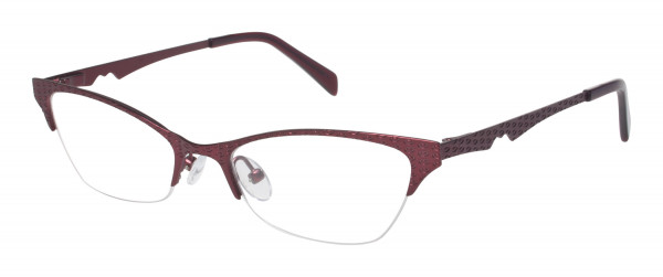 Lulu Guinness L740 Eyeglasses, Crimson (RED)