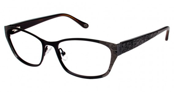 Lulu Guinness L741 Eyeglasses, BLACK (BLK)