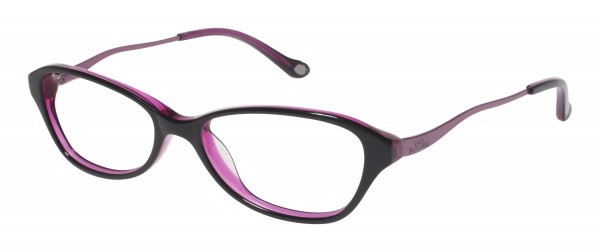 Lulu Guinness L868 Eyeglasses, Black/Magenta (BLK)