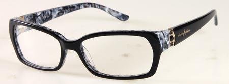 GUESS by Marciano GM-0183 (GM 183) Eyeglasses, D50 (BLKWHT) - Viva Color