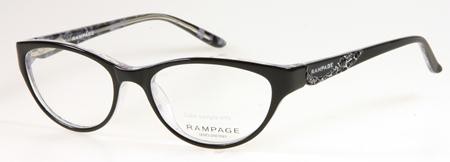 Rampage RA-0178 (R 178) Eyeglasses, B84 (BLK) - Black