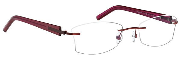 Tuscany Mount PME Eyeglasses, 03-Burgundy